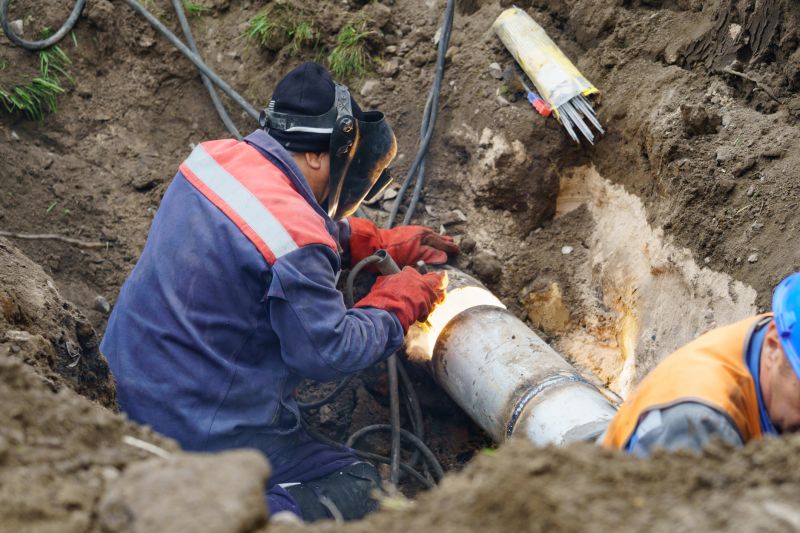 Main Water Line Repair detail